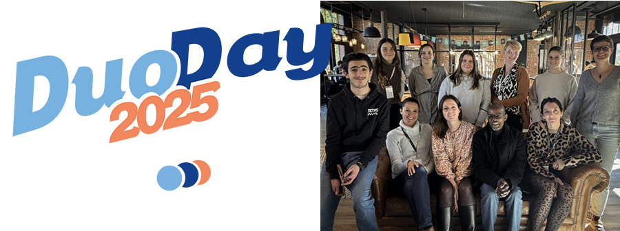 Les jeunes de l'IME et leur DUO qui les ont accompagné au Duoday 2025