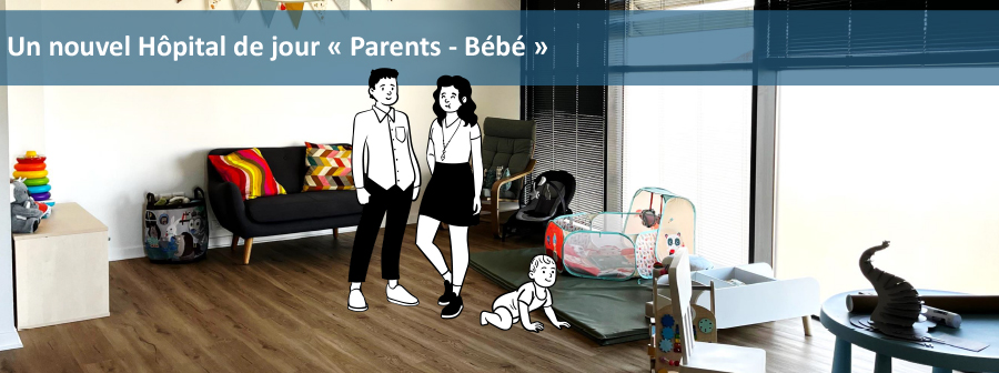 Illustration du nouvel hôpital de jour Parents - Bébé